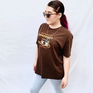 Vintage style, American Apparel graphic tee